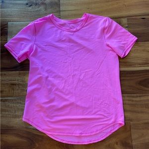 Lululemon High Neck Running T-shirt *Sonic pink